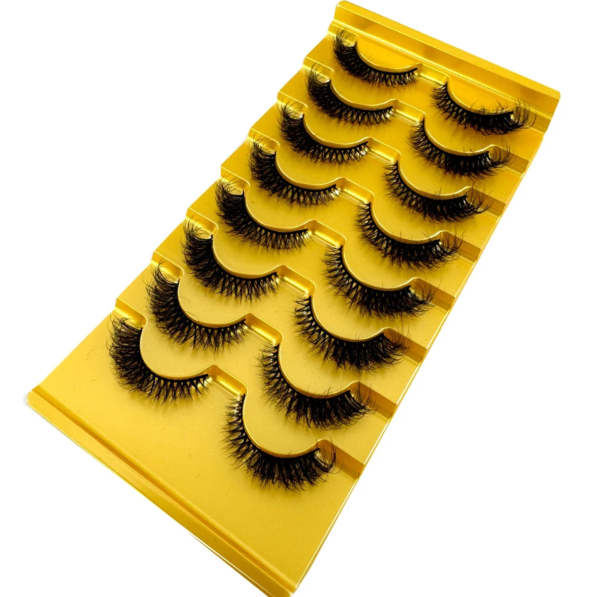 Eyelash Extension Cat Eye Wispy - AMSDCN 새로운 8쌍의 고양이 눈 속눈썹