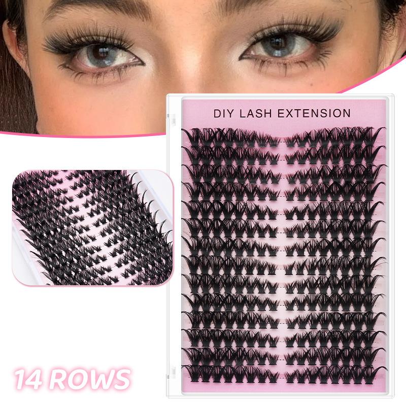 Eyelash Extension Look - 20개 DIY 인조 속눈썹 연장 개별