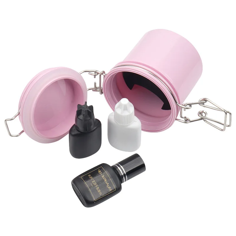 Eyelash Extension Jakarta - 속눈썹 연장 접착제 스탠드 보관 용기,