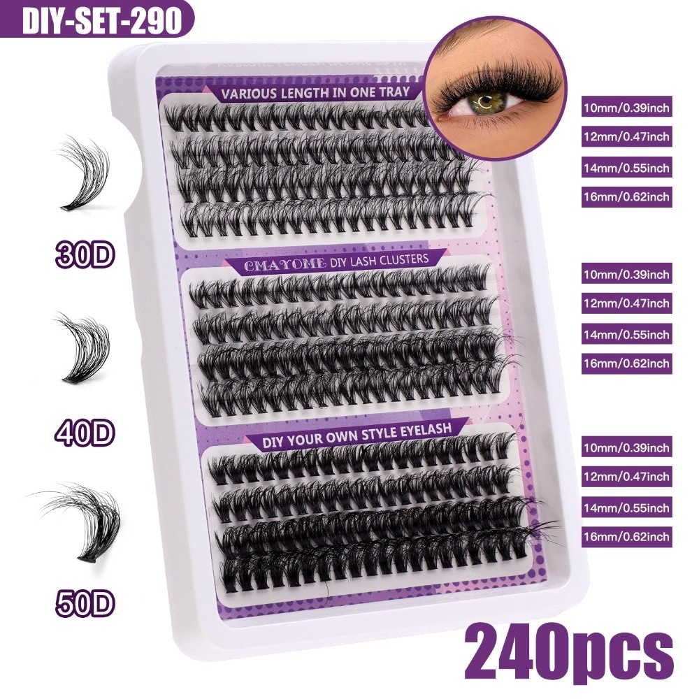 Eyelash Extension Look - 내추럴 룩 인조 속눈썹 위스피 스타일