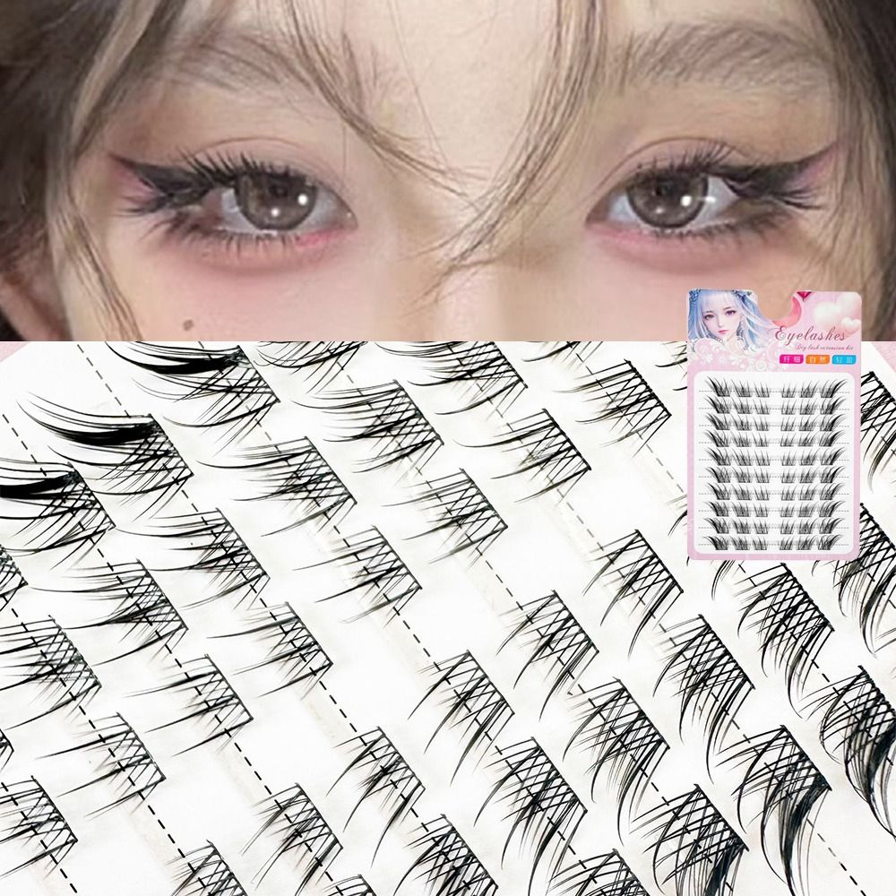 3D 고양이 눈 클러스터 속눈썹 자연스러운 DIY 속눈 - Eyelash Extension Cat Eye Wispy 리뷰 및 가격