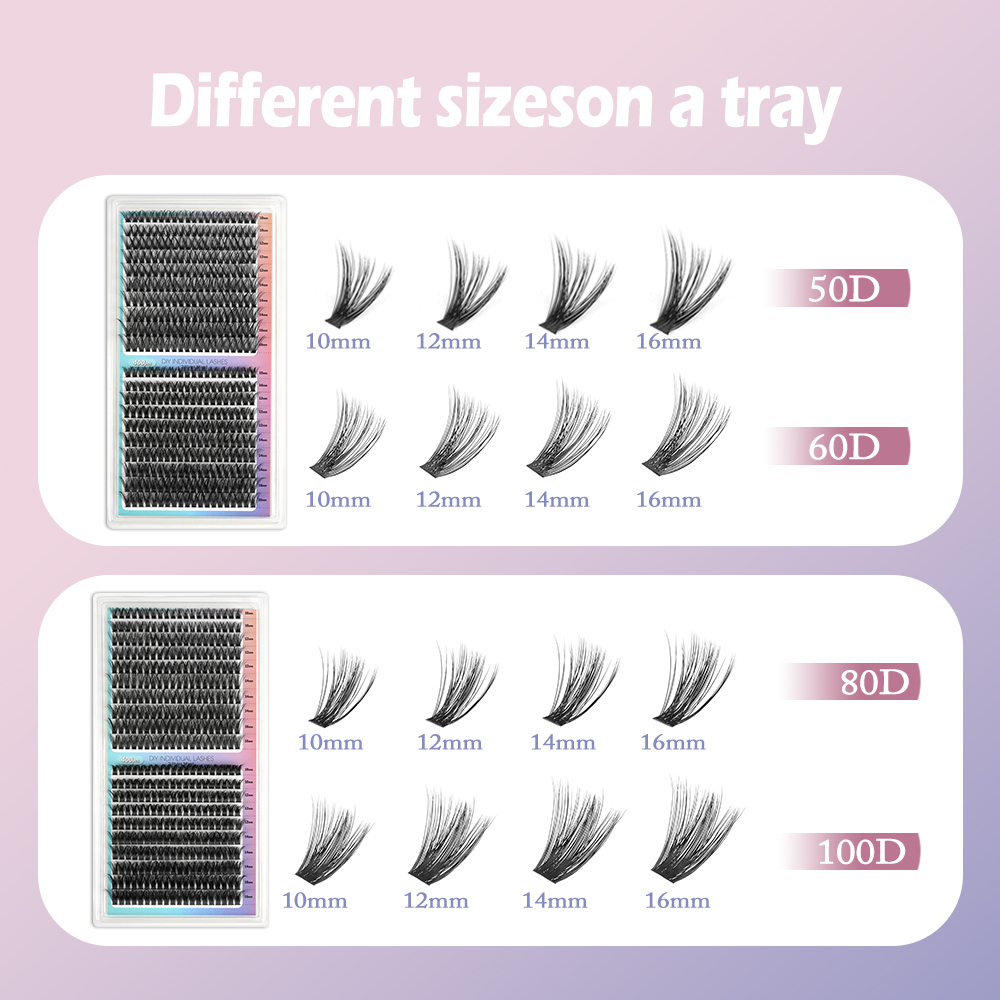 천연 속눈썹 400개 묶음 50D/60D/80D/100 - Eyelash Extension Pdf 리뷰 및 가격