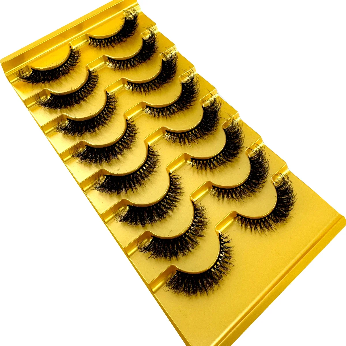 AMSDCN 새로운 8쌍의 고양이 눈 속눈썹 5d 푹신 - Eyelash Extension Cat Eye Wispy 리뷰 및 가격