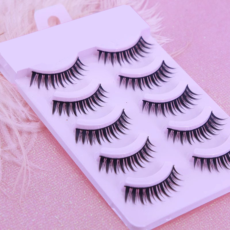 수제 5쌍 일본 스타일 작은 악마 가짜 속눈썹 자연스러 - Eyelash Extension Japanese Style 리뷰 및 가격
