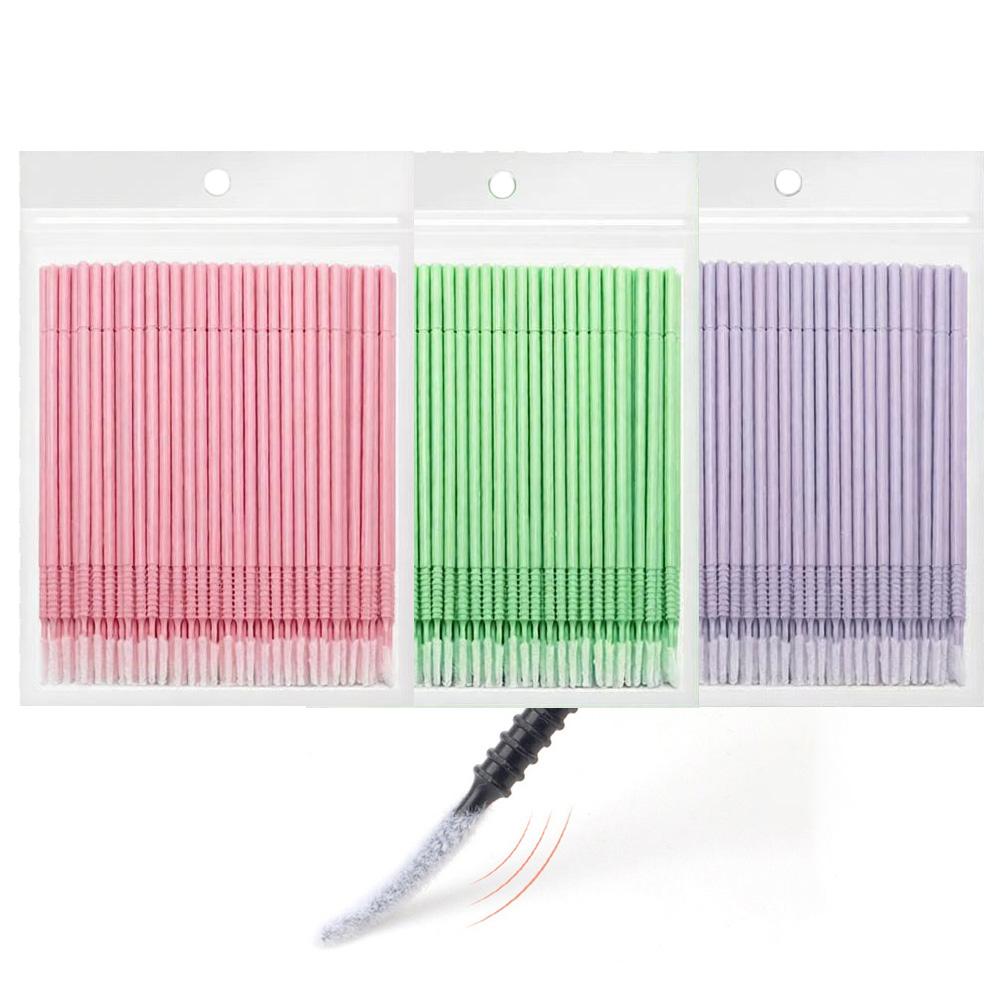 500개 속눈썹 연장 클리닝 면봉 긴/짧은 팁 속눈썹  - Eyelash Extension Jakarta 리뷰 및 가격
