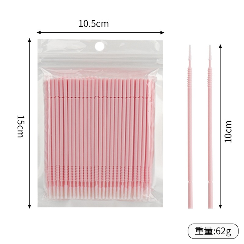 500개 속눈썹 연장 클리닝 면봉 긴/짧은 팁 속눈썹  - Eyelash Extension Jakarta 리뷰 및 가격