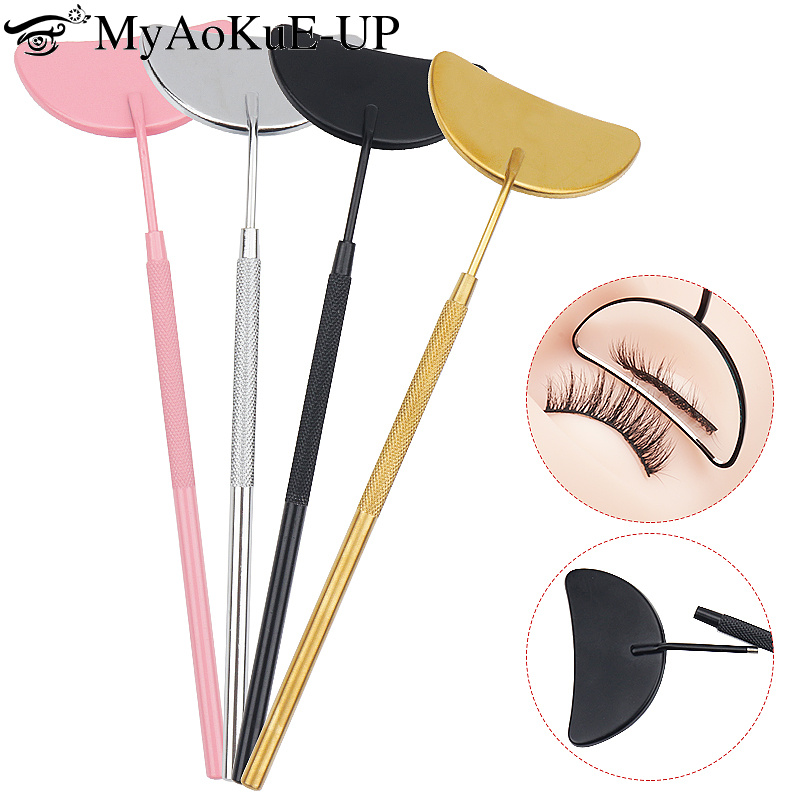 1pcs 속눈썹 연장 거울 달 모양의 분리형 스테인레스 - Eyelash Extension Jakarta 리뷰 및 가격
