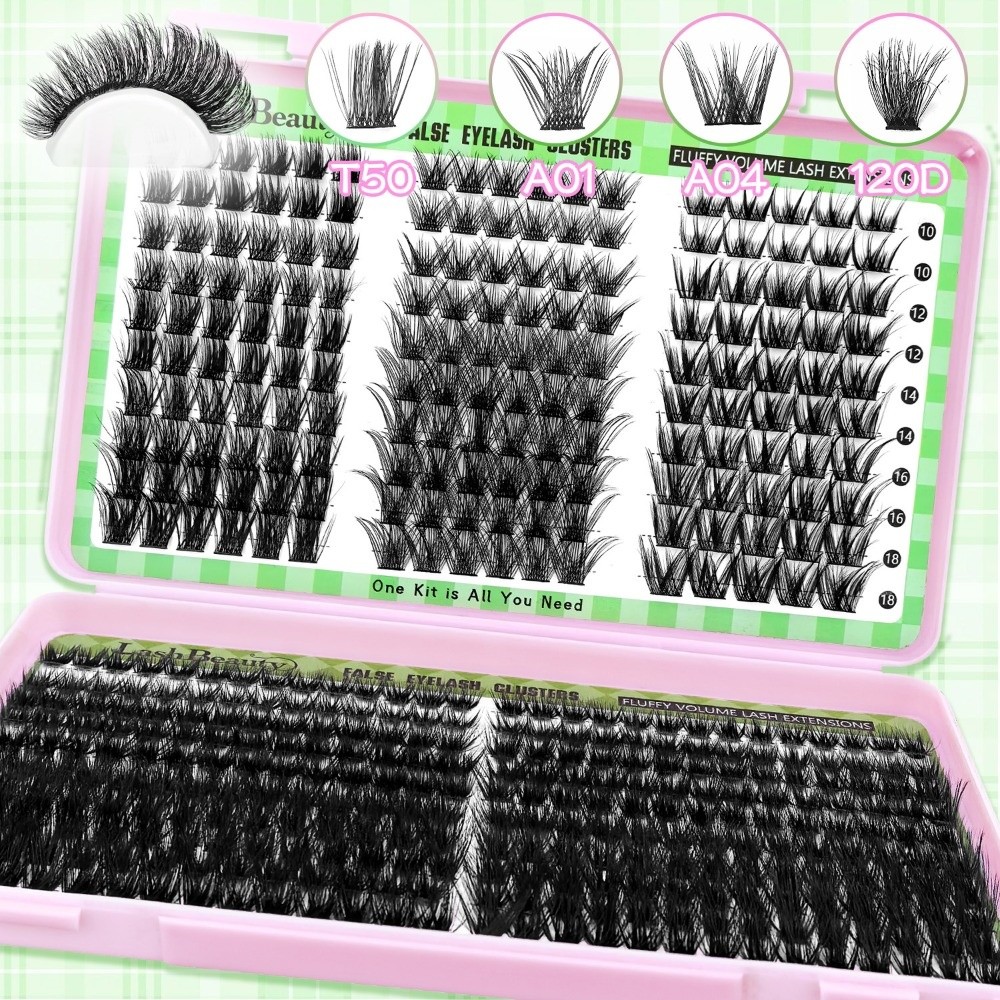 내추럴 룩 인조 속눈썹 위스피 스타일 클러스터 디자인  - Eyelash Extension Look 리뷰 및 가격