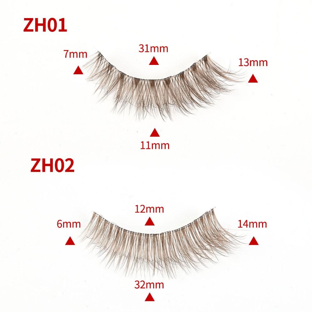 7쌍 시뮬레이션 속눈썹 래쉬 스트립 속눈썹 연장 브라운 - Eyelash Extension Cat Eye Wispy 리뷰 및 가격