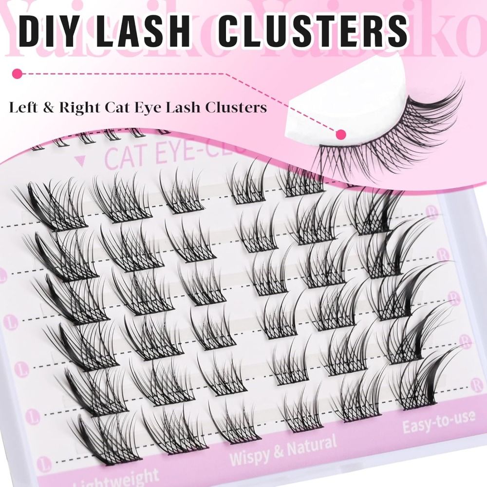 새로운 3D 캣아이 셀프 접착 속눈썹, 가볍고 풍성한  - Eyelash Extension Cat Eye Wispy 리뷰 및 가격