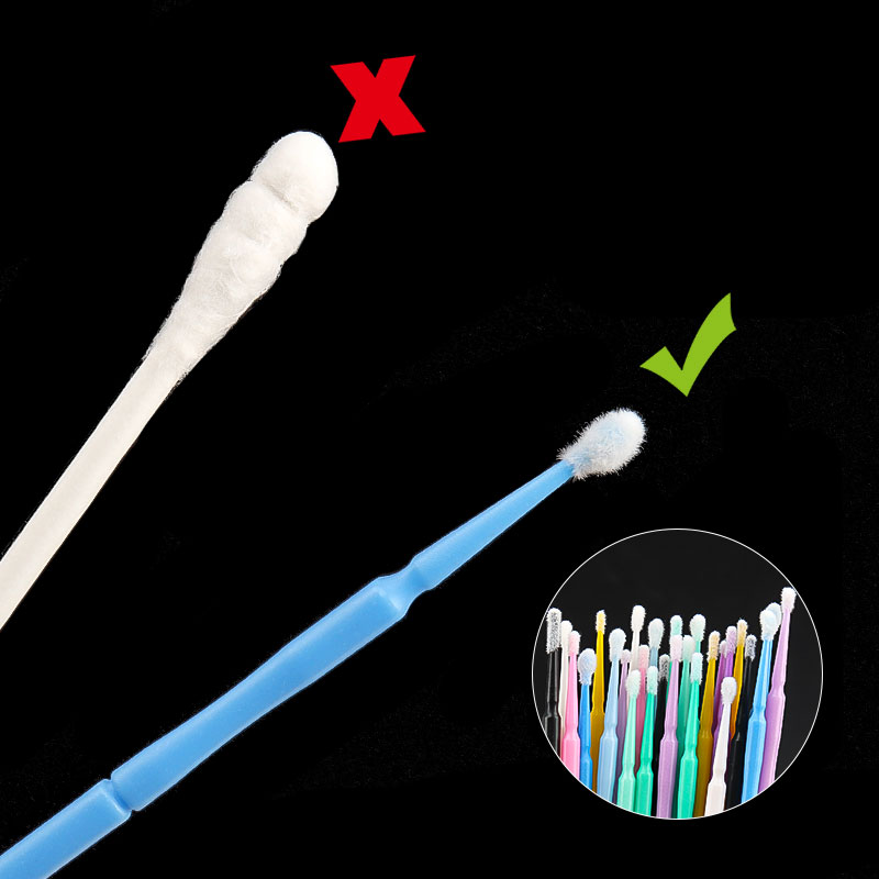 100개/봉지 대나무 속눈썹 연장 클리닝 면봉 래쉬 리 - Eyelash Extension Jakarta 리뷰 및 가격