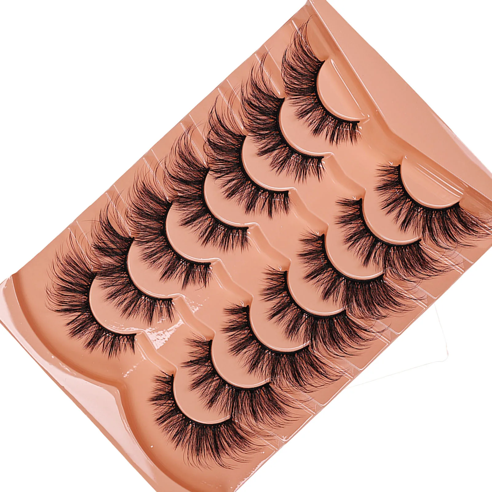 7쌍의 캣아이 속눈썹 3D 내추럴 인조 속눈썹 5D 풍 - Eyelash Extension Cat Eye Wispy 리뷰 및 가격