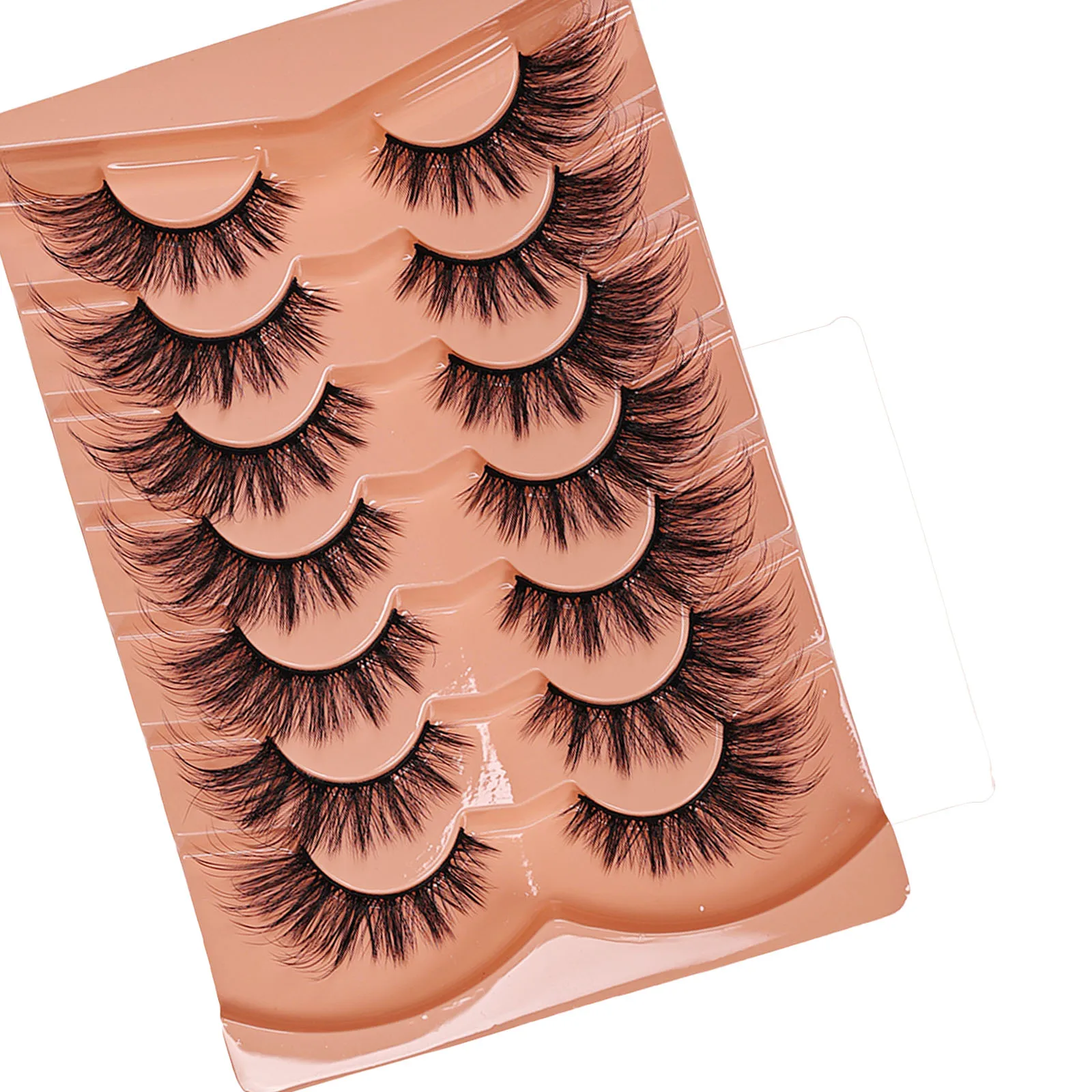 7쌍의 캣아이 속눈썹 3D 내추럴 인조 속눈썹 5D 풍 - Eyelash Extension Cat Eye Wispy 리뷰 및 가격