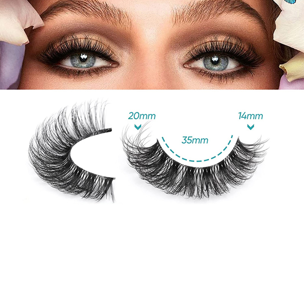 10 쌍 가짜 속눈썹 6D 슈퍼 푹신한 전경이 가짜 밍 - Eyelash Extension Cat Eye Wispy 리뷰 및 가격