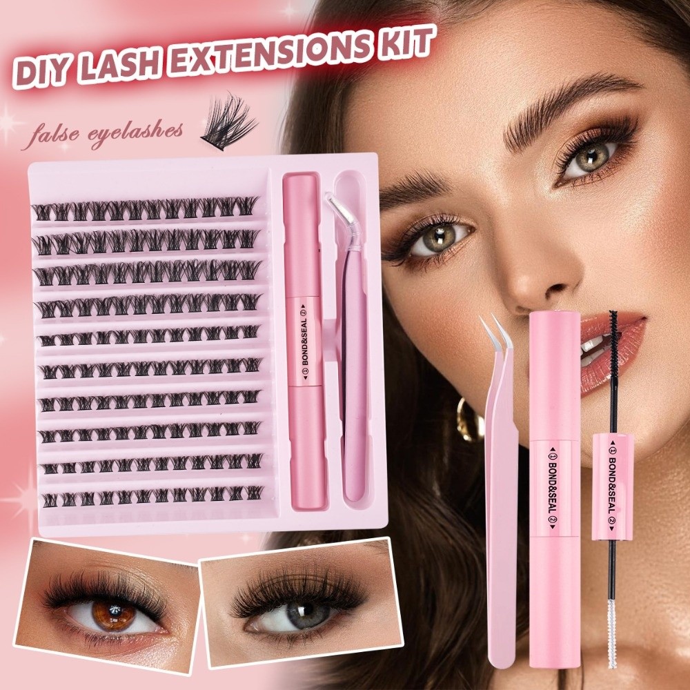 고품질 본드 및 실드 인조 속눈썹, 자연스러운 스타일, - Eyelash Extension Look 리뷰 및 가격