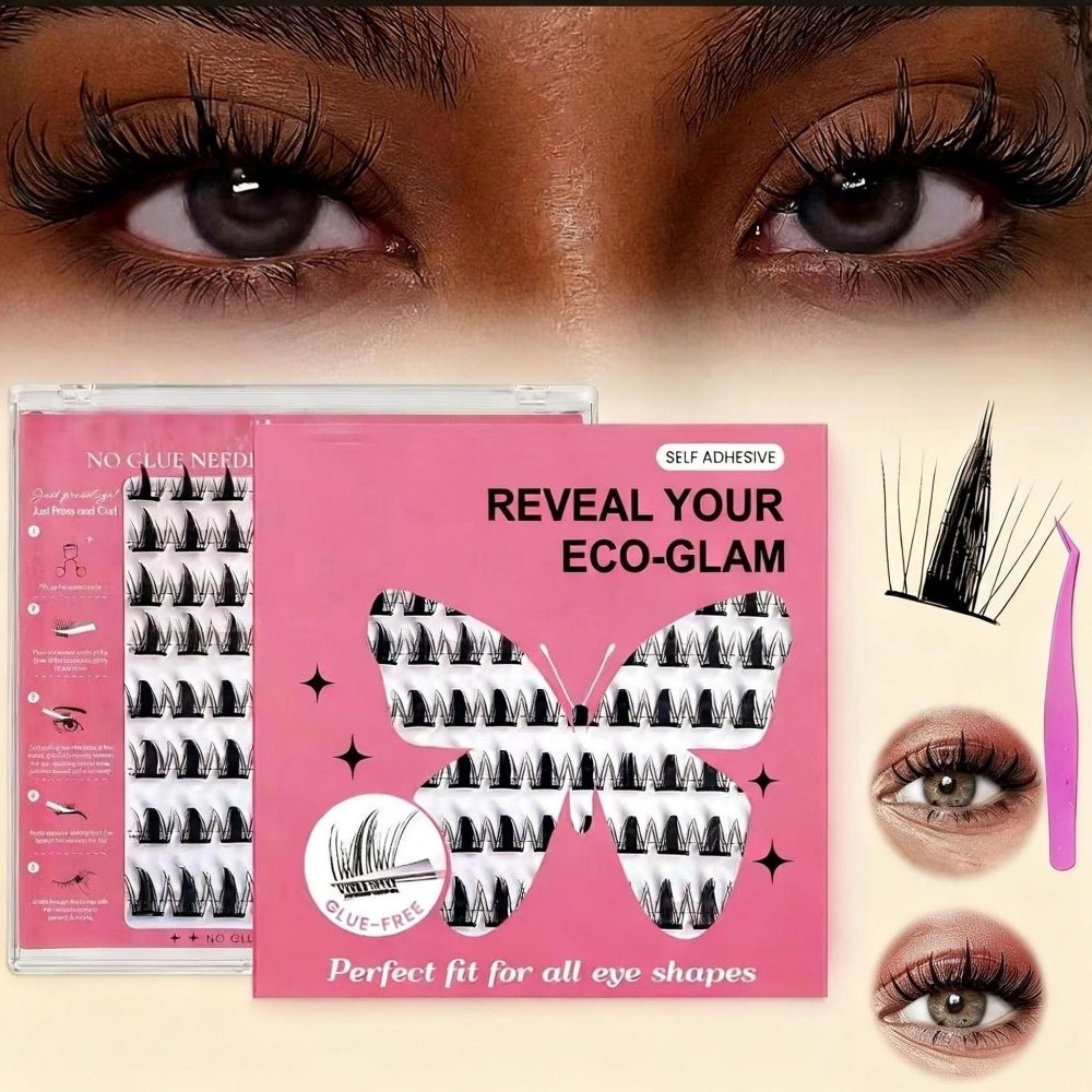 내추럴 룩 DIY 속눈썹 연장 키트 풍성한 무접착 인조 - Eyelash Extension Look 리뷰 및 가격