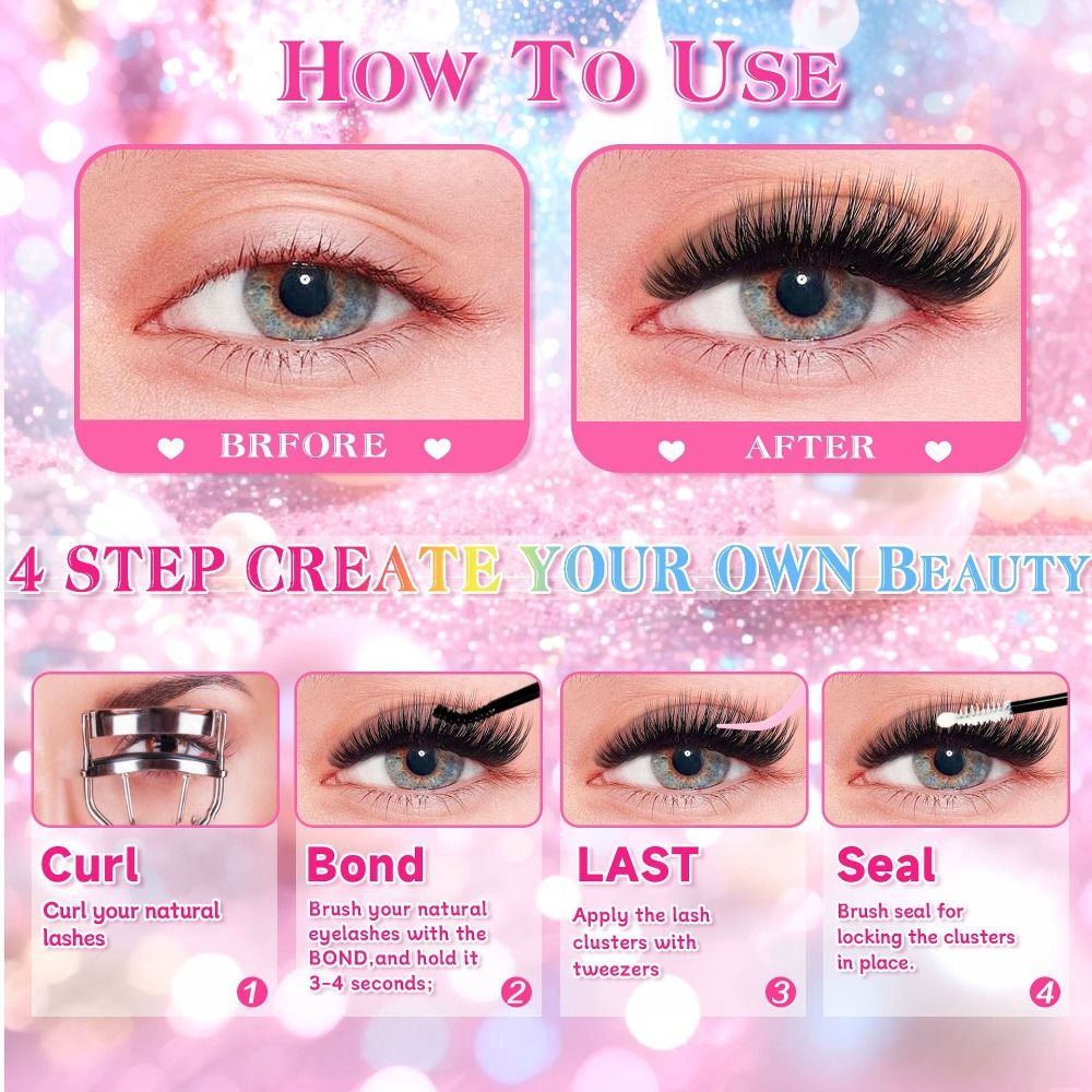 내추럴 룩 인조 속눈썹 위스피 스타일 본드 앤 씰 DI - Eyelash Extension Look 리뷰 및 가격