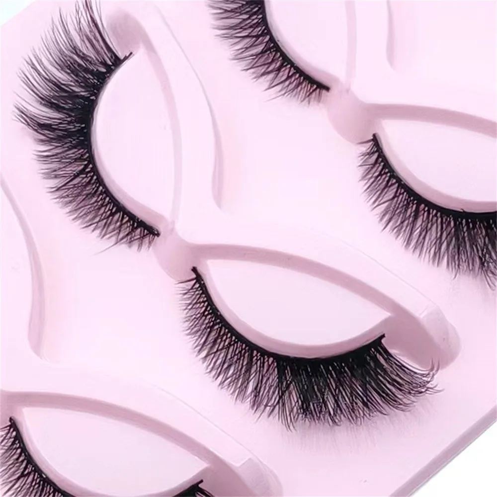 5쌍 고양이 눈 속눈썹 희미한 가짜 속눈썹 푹신한 고양 - Eyelash Extension Cat Eye Wispy 리뷰 및 가격