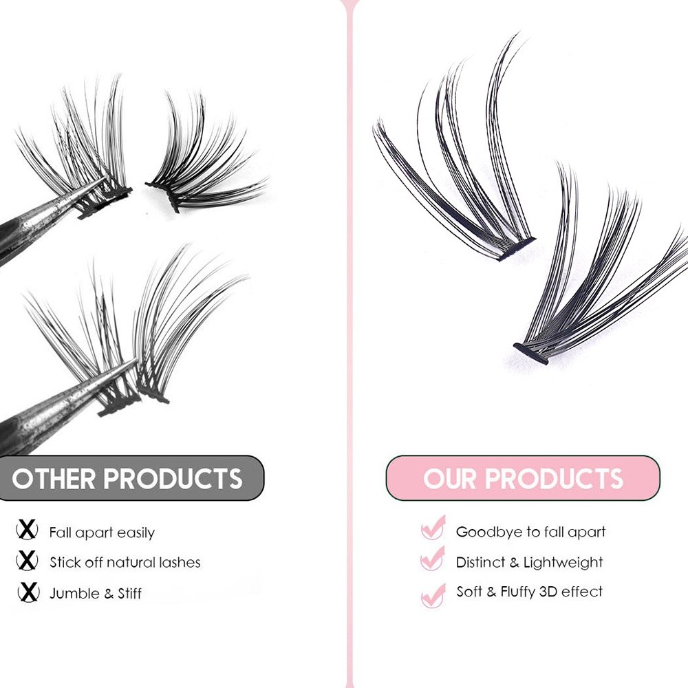 8-16mm 길이의 자연스러운 속눈썹, 가볍고 풍성한  - Eyelash Extension Look 리뷰 및 가격