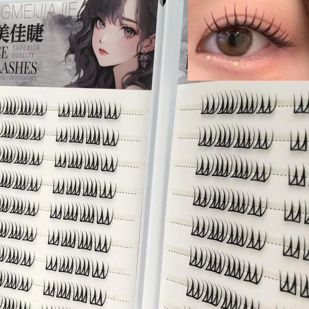 U자형 무접착 인조 속눈썹 대용량 한국 스타일 투명 단 - Eyelash Extension Korean 리뷰 및 가격
