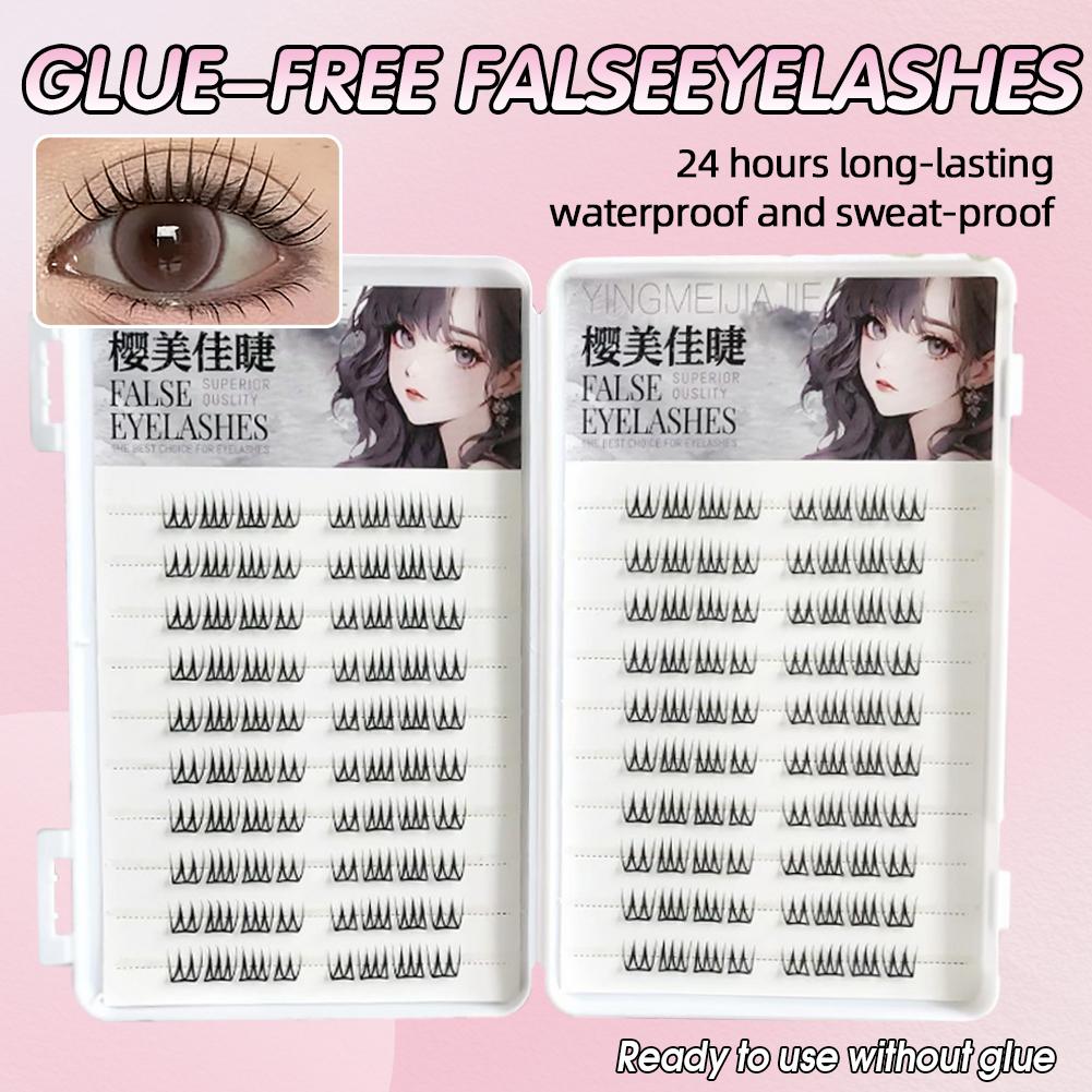 U자형 무접착 인조 속눈썹 대용량 한국 스타일 투명 단 - Eyelash Extension Korean 리뷰 및 가격