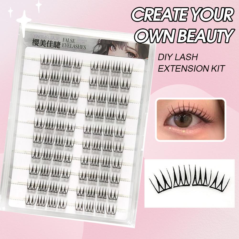 U자형 무접착 인조 속눈썹 대용량 한국 스타일 투명 단 - Eyelash Extension Korean 리뷰 및 가격