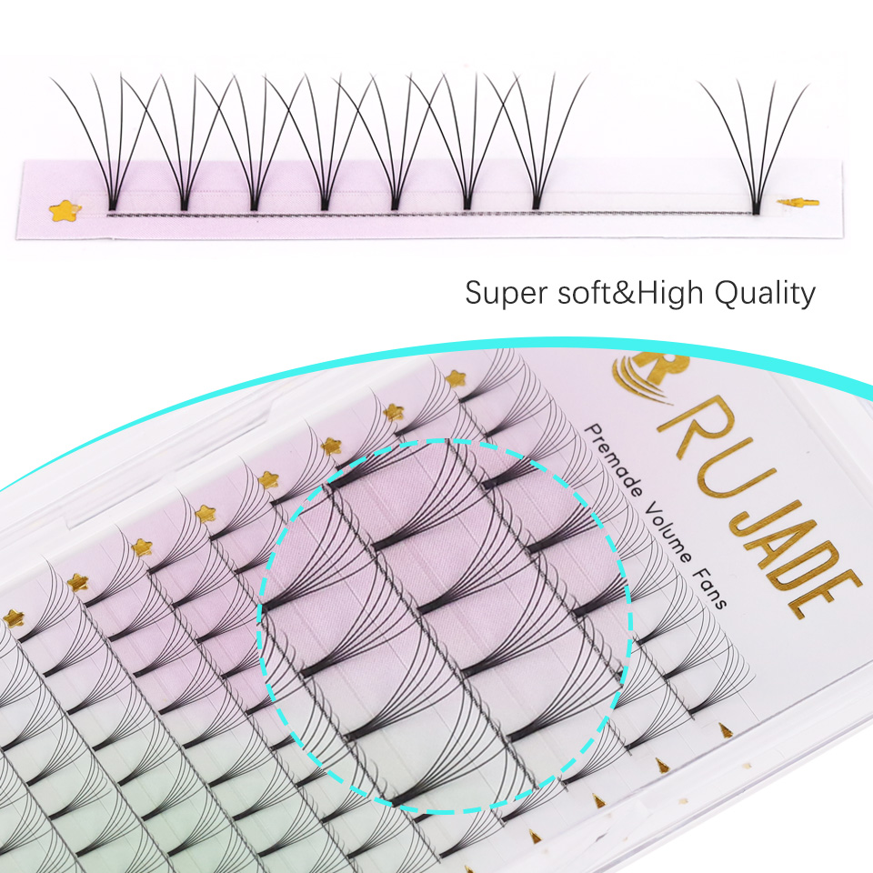 루자드 프리메이드 볼륨 팬즈 숏 스템 러시안 볼륨 속눈 - Eyelash Extension Korean 리뷰 및 가격