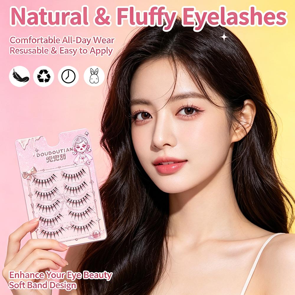 웻팁 코믹 아이 인조 속눈썹 일본 스타일 투명 밴드 소 - Eyelash Extension Japanese Style 리뷰 및 가격