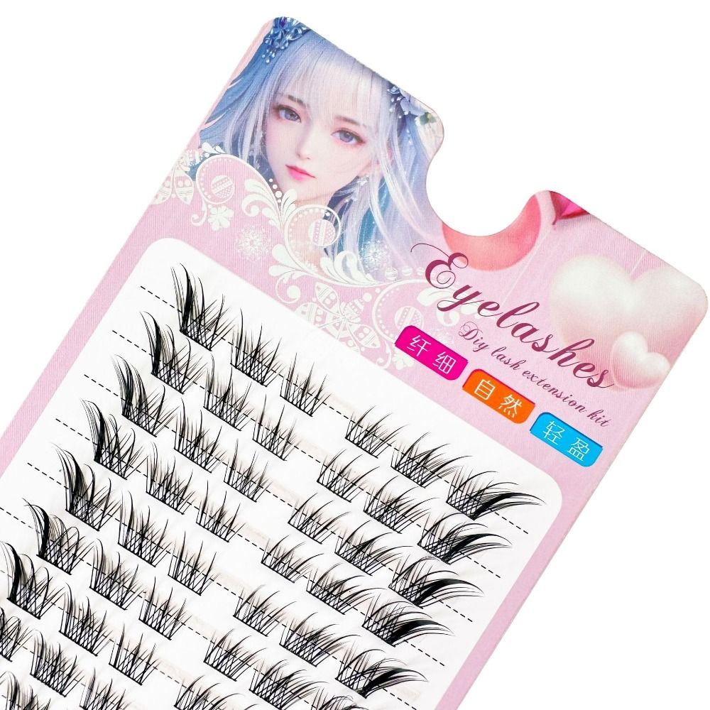 여성용 뷰티 3D 캣아이 클러스터 속눈썹 내추럴 만화풍 - Eyelash Extension Cat Eye Wispy 리뷰 및 가격